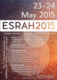 2nd Educational Symposium on RADIATION AND HEALTH by young scientists:ESRAH2015